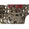 ozdoby świąteczne DKD Home Decor Renifer Metal wiklinowy (3 pcs) (40 x 14 x 63 cm) (30 x 60 x 37 cm)