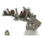 ozdoby świąteczne DKD Home Decor Renifer wiklinowy (33 x 14 x 60 cm)
