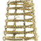 ozdoby świąteczne DKD Home Decor Rattan (2 pcs) (12 x 12 x 40 cm) (16 x 16 x 60 cm)