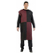 Ponczo Limit Costumes Czarny Bordeaux Średniowieczy Rycerz Dorosły
