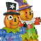 Dekoracje na Halloween DKD Home Decor Żywica Dynia (11 x 7 x 17 cm) (2 pcs)