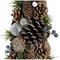 Choinka DKD Home Decor Ananasy Śnieżny PVC (19 x 19 x 38 cm)