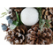Choinka DKD Home Decor Śnieżny (17 x 17 x 30 cm)