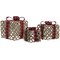 zestaw akcesoriów na prezent DKD Home Decor Boże Narodzenie Juta (3 pcs) (26 x 26 x 31 cm)