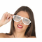 Okulary Ibiza Fiesta W paski Biały