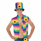 Kostium dla Dorosłych My Other Me Rainbow  Kamizelka Rozmiar 54