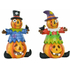 Dekoracje na Halloween DKD Home Decor Żywica Dynia (11 x 7 x 17 cm) (2 pcs)