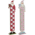 Kalendarz Adwentowy DKD Home Decor Drewno Święty Mikołaj (2 pcs) (14 x 7 x 64 cm)