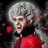Peruka na Halloween Szary