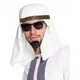 Nakrycie głowy dorosłego arabskiego emira