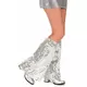 Legginsy dla dorosłych w srebrne cekiny
