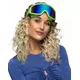 Neonowe zielone gogle narciarskie dla dorosłych