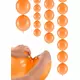 20 pomarańczowych nadmuchiwanych balonów wiązanych 28 cm