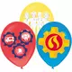 6 balonów lateksowych Strażak Sam™ o średnicy 27,5 cm