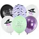 6 balonów lateksowych Halloween czarownica 30 cm