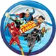 8 papierowych talerzyków Justice League™ o średnicy 23 cm