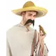 Dorosłe żółte meksykańskie sombrero