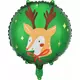 Balon foliowy w kształcie renifera Świętego Mikołaja 45 cm