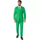 Suitmeister™ Męski Zielony Garnitur Mr. Solid, Rozmiar: Small (EU 44-46)