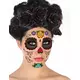 Dia de los muertos tatuaż na twarzy