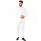 Suitmeister™ Męski Biały Garnitur Mr. Solid, Rozmiar: Large (EU 52-54)
