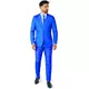 Suitmeister™ męski niebieski garnitur Mr. Solid, Rozmiar: Large (EU 52-54)