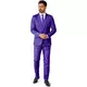 Suitmeister™ Męski Fioletowy Garnitur Mr. Solid, Rozmiar: XX-Large (EU 60-62)