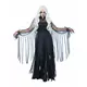 Elegancki czarny strój ducha dla kobiet na Halloween, Rozmiar: M(40/42)