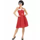 Czerwony kostium rockabilly lat 50 dla kobiet, Rozmiar: L