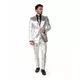 Męski srebrny garnitur Opposuits™ Mr. Shiny, Rozmiar: X-Large (EU 56-58)