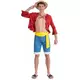 Kostium Luffy'ego One Piece™ dla dorosłych, Rozmiar: X-Large (190 cm)