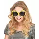 Żółte okulary disco dla dorosłych, image 2