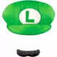 Czapka i wąsy Luigi™ dla dorosłych, image 2