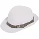 Biały kapelusz trilby borsalino dla dorosłych, image 2