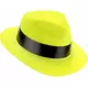 Dorosły neonowy żółty kapelusz gangstera, image 2
