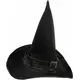 Dorosły aksamitny kapelusz wiedźmy halloween, image 2