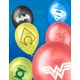 10 balonów lateksowych Justice League™ 25 x 32 cm, image 2