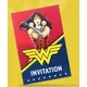 8 zaproszenia urodzinowe z kopertą Wonder Woman™ 10 x 16 cm, image 2