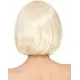 Luksusowa blond krótka kwadratowa peruka z grzywką, image 2