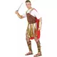 Kostium rzymskiego gladiatora z czerwoną peleryną dla mężczyzn, image 2