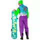 Strój snowboardzisty fluorescencyjny dla dorosłych, Rozmiar: Small, image 2