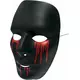 Czarna maska ze łzami krwi Człowiek Halloween, image 2