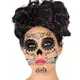 Dia de los muertos tatuaż na twarzy, image 2