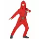 Czerwony strój z gwiazdami ninja dla chłopców, Rozmiar: 7-9 lat(120-130 cm), image 2