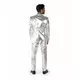Męski srebrny garnitur Opposuits™ Mr. Shiny, Rozmiar: X-Large (EU 56-58), image 2