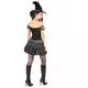 Kostium czarownicy na Halloween seksowny gorset damski, Rozmiar: Small, image 3