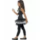 Czarny kostium szkieletu z tutu dla dziewczynek na Halloween, Rozmiar: 7-9 lat(130/143 cm), image 3