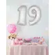 1m srebrny balon foliowy z cyframi, Rozmiar: 2, image 3