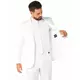 Suitmeister™ Męski Biały Garnitur Mr. Solid, Rozmiar: Medium (EU 48-50), image 3