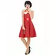 Czerwony kostium rockabilly lat 50 dla kobiet, Rozmiar: L, image 4